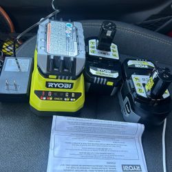 One+ 18v Battery charger (3batteries Included)