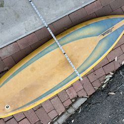 5’8” Early 80’s Mitsven Surfboard