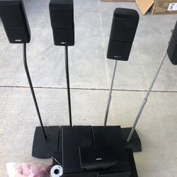 Bose 4 Double Cube / 1 Center/2 Onkyo/PolkAudio Excellent Condition 