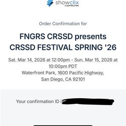 Spring 26 Two Day Crssd Ticket