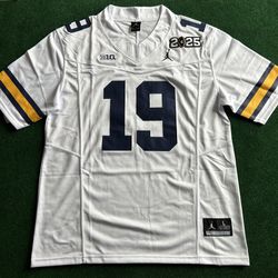 Bryce Underwood Michigan Wolverines White Jersey