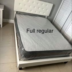 Mattress Full regular + Box Spring FREE (Brand-New)