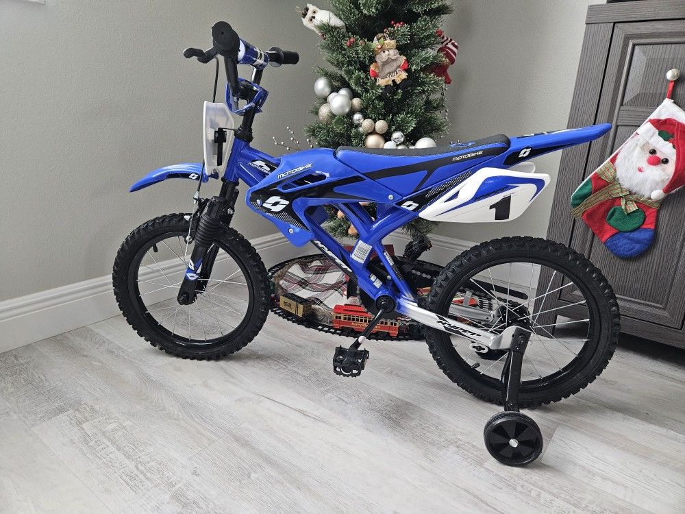 Hyper Bicycles 16 inch Hyper Motobike Blue