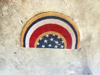 4th of july front door mat  $10