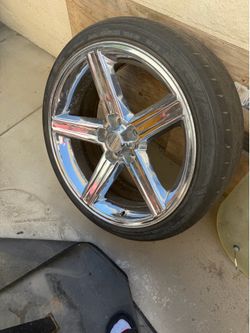 (1) 22” Iroc wheel and tire