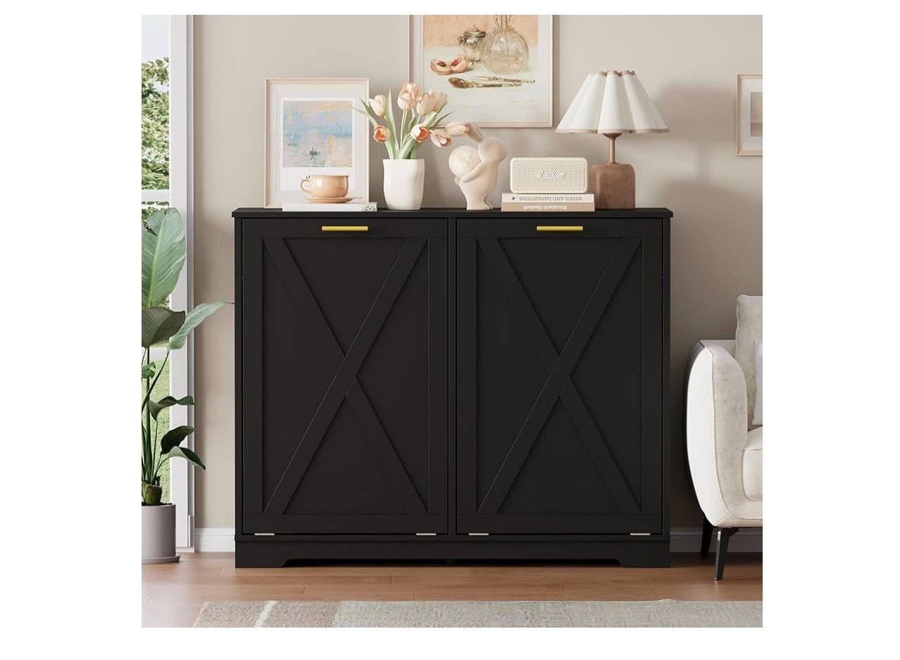 Trash can cabinet/ cabinete para botes de basura