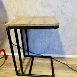 Industrial Side Table