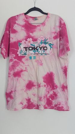Pink Tokyo tye dye shirt