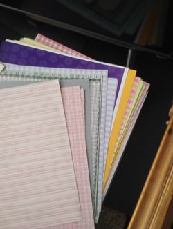 Scrapbook Papers And Many Extras.