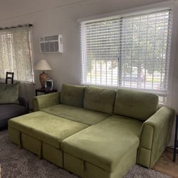 Green Sectional Sofa/couch 