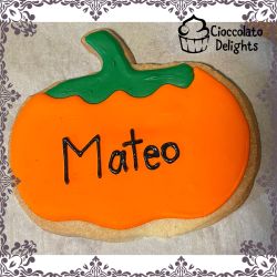 Pumkin Customized Cookie Aprox 5” $7 Ea.