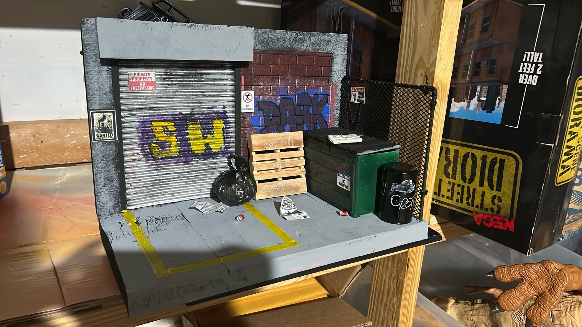 1/12 Scale Diorama For Marvel Legends, Dc, NECA, Mezco 