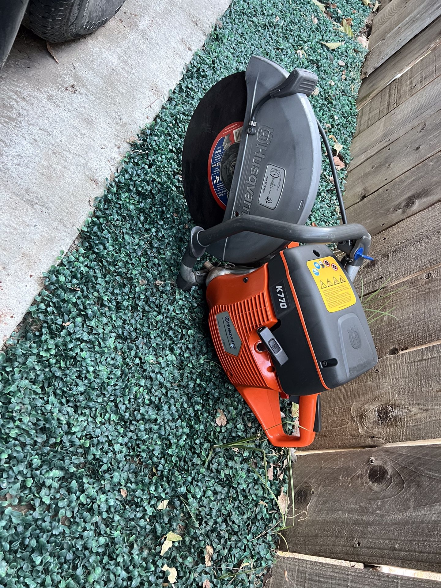 Great Shape Husqvarna Concrete saw $980