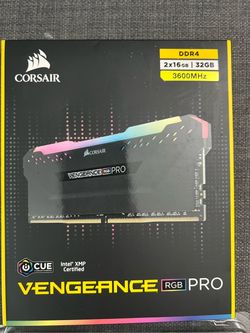 Corsair Vengeance RGB Pro DDR4 32GB (2 x 16GB) 3200MHz with CL16 latency