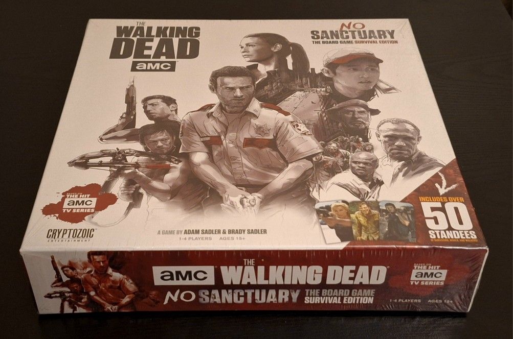 THE WALKING DEAD: NO SANCTUARY BOARD GAME - NEW SEALED