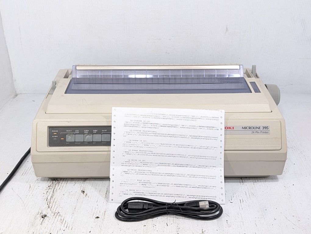 OKI Microline 395 24 Pin Printer