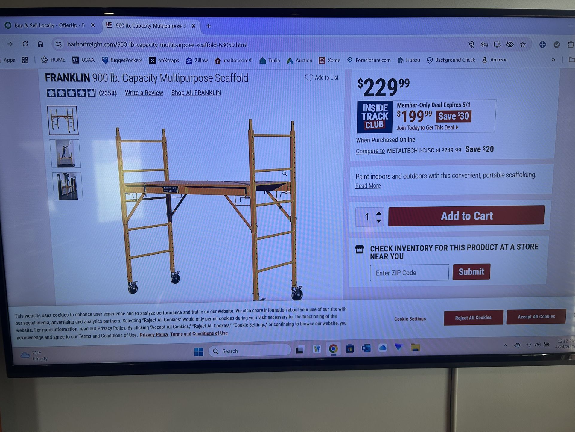 2 Sets Of Scaffolding