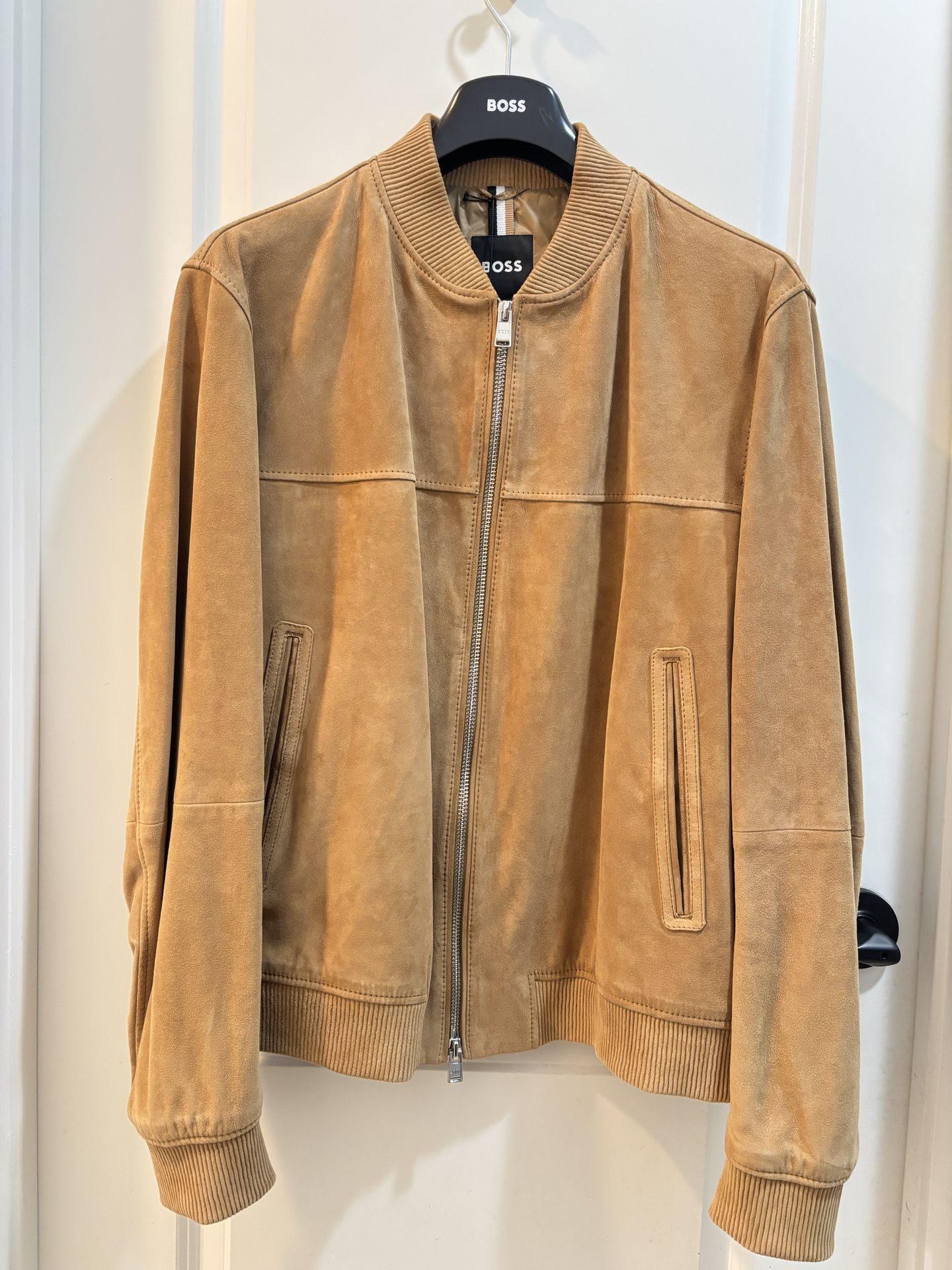 Hugo Boss Suede Bomber Jacket