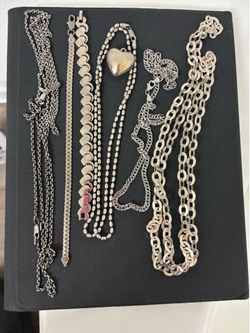 925 Sterling Silver Jewelry Lot Total Weight 150 grams