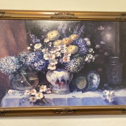 Beautiful Printed Canvas in Gilded Frame