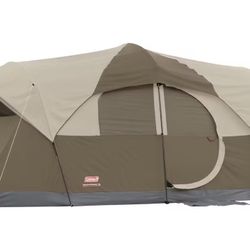Tent, Coleman, Blue, Light Grey, 10 Person 