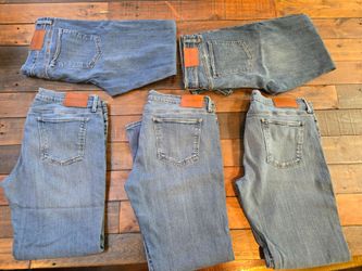 Lucky Brand Jeans Lot of 5 Size 12/31, barely worn, no holes