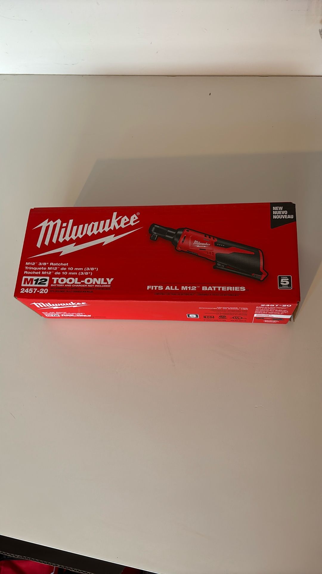 Milwaukee M12 3/8” Ratchet