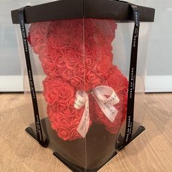 Dose of Roses Beverly Hills Bear gift 12”