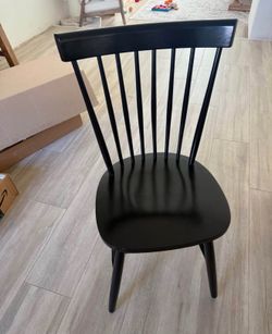 Black farmhouse dining chairs