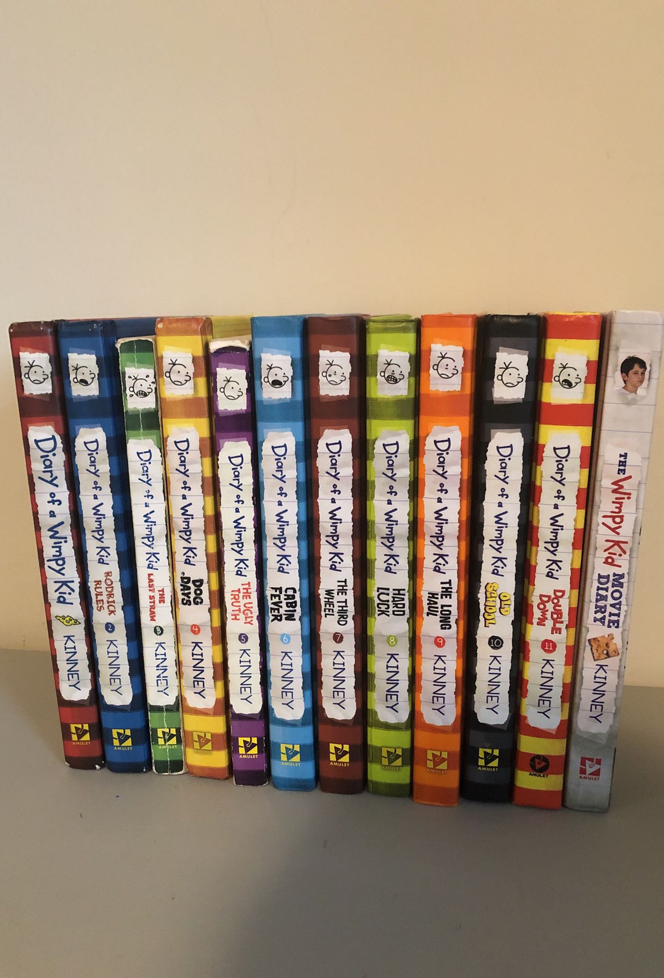 12 DIARY OF A WIMPY KID BOOKS