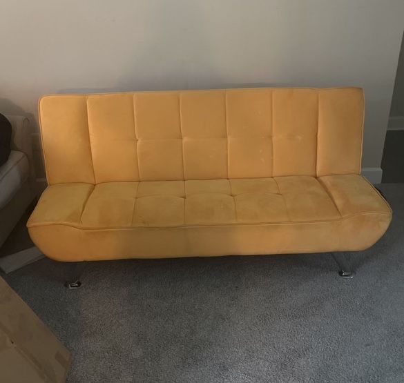 Futon  Yellow Brand New 