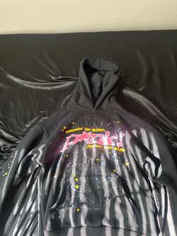 Black spider hoodie (L)