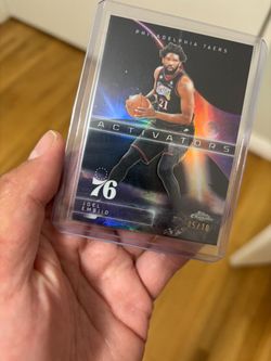 2026 Topps Chrome Update - Joel Embiid - Activators - Black Refractor /10