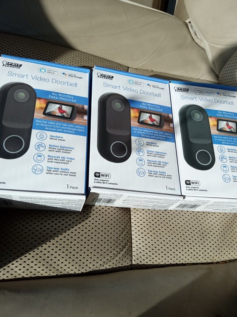 Felt Electric Smart Video Doorbells (4)