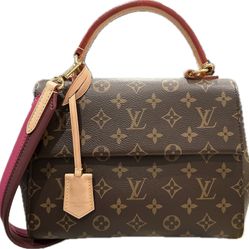 Louis Vuitton Monogram Cluny BB Bordeaux Fuchsia
