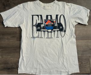 Vintage T-shirt Emmo Marlboro Racing Team Indycar Race Car 90s faded distressed