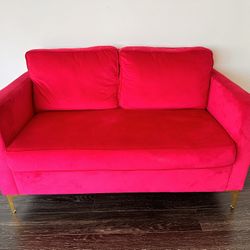 Pink Loveseat 