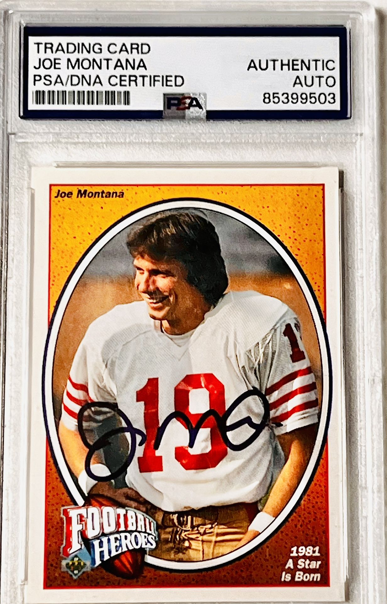 Joe Montana  Autographed  PSA CERT / 49ers Lot  CARDS 