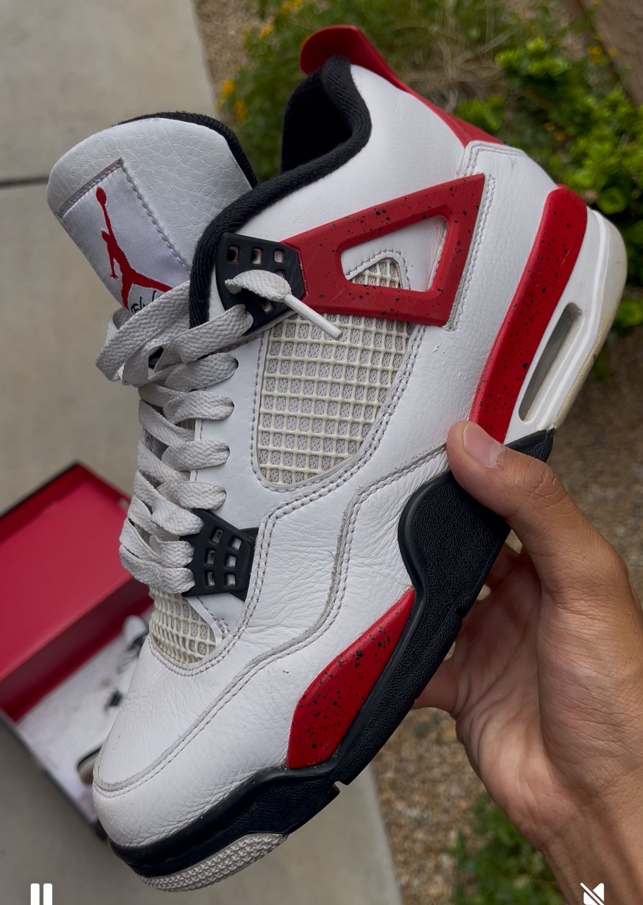 Jordan 4s Red Cement