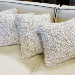 Furry Loop Throw Pillow 