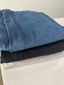 Tommy Hilfiger Men’s Stretch Cotton Chino Pants - Slim Fit Three 1 Black, 1 Blue, 1 Light Gray 30W32L