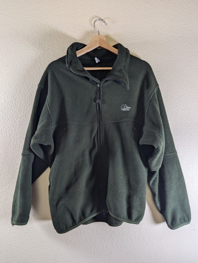 REI Lowe Alpine Dark Green Fleece Jacket