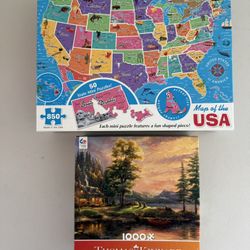 2 Jigsaw Puzzles 
