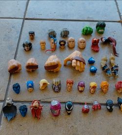 Marvel Legends Fodder Parts Venom Spiderman Thanos Wolverine Heads