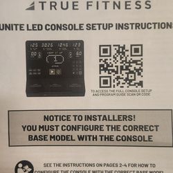 True Bike / Elliptical  Console
