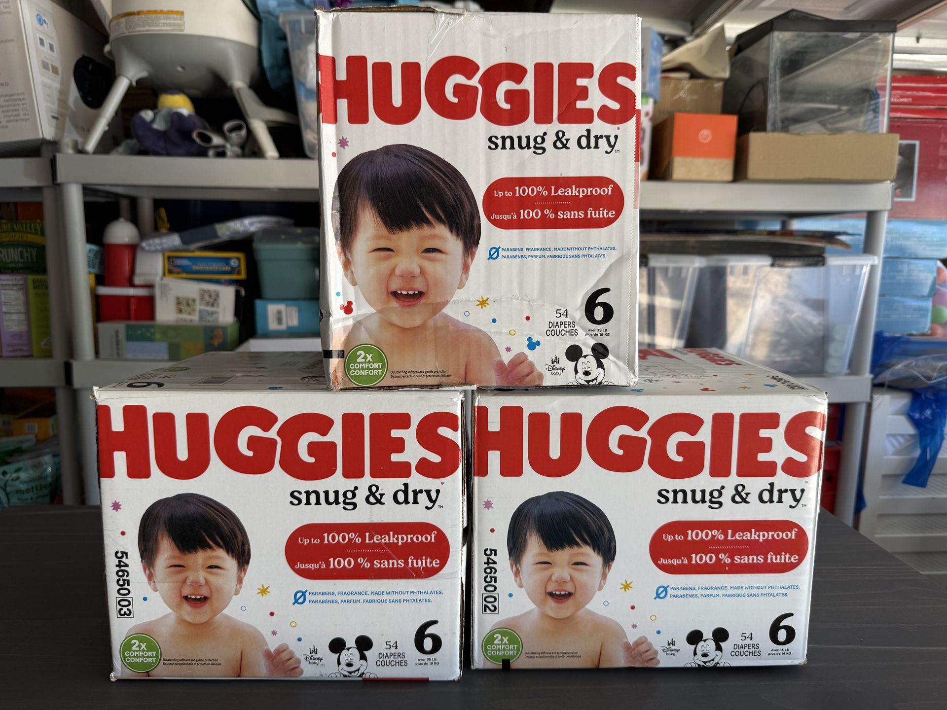 Huggies Diapers Size 6 (Multiple Boxes Available)
