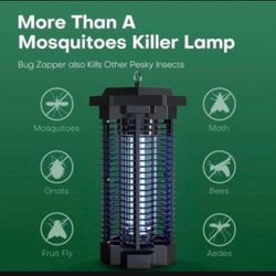 Bug Zapper Outdoor/Indoor, Fly Zapper, Mosquito Zapper, Electric Insect Killer, 4200V High Voltage Waterproof Fly Trap for Home, Patio, Backyard