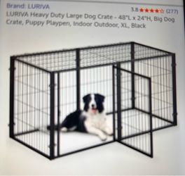 Heavy Duty Large Dog Puppy Training Crate