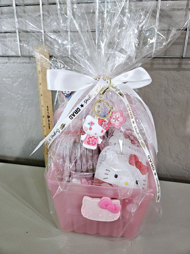 Hello Kitty Gift Basket 