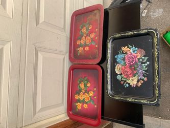 Vintage food trays